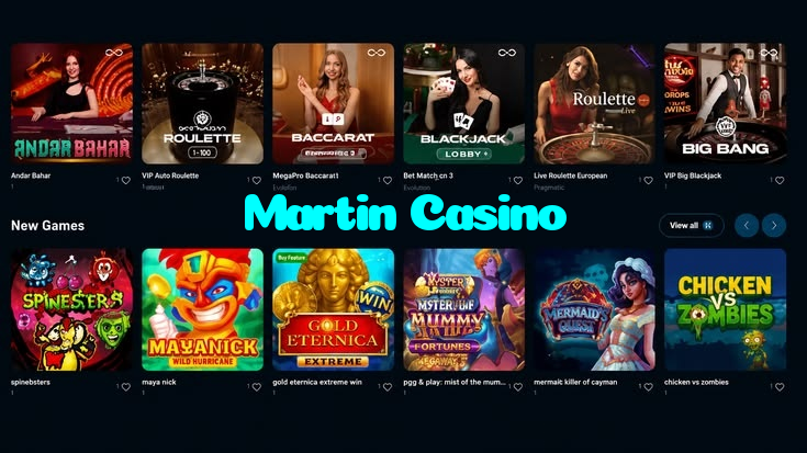 Martin Casino خوش آمدید بونس +600% پیشکش موبائل ایپ کے پروموشن سیکشن میں دکھائی دیتی ہے۔